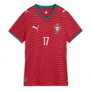 Portugal Rafael Leao #17 Hjemmebanetrøje Dame VM 2026 Kortærmet